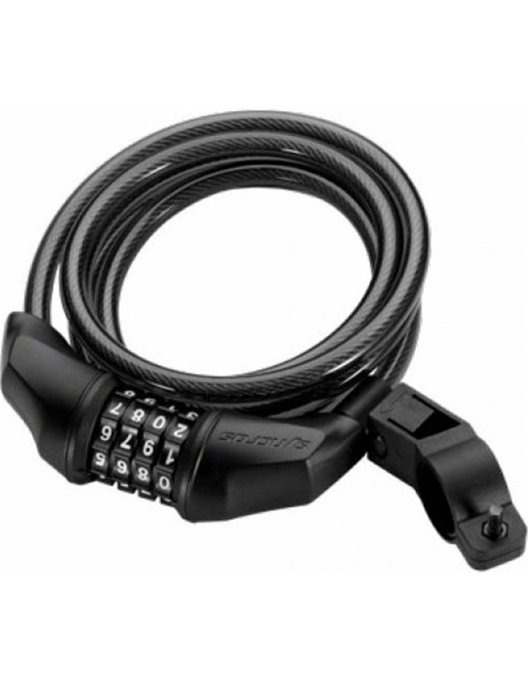 Замок SYNCROS кодовый SL-03 10x1800mm essentials black 7615523172085 Замки вело SYNCROS 1 350 ₽