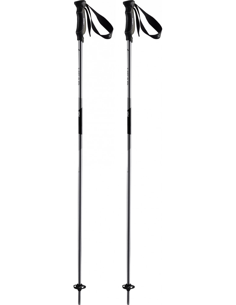 Палки горнолыжные HEAD JOY 16 mm silver black 125 2200000050533 Горнолыжные палки HEAD 6 190 ₽