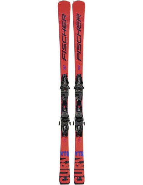 Горные лыжи FISCHER Xtr The Curv Rentaltrack 165 + Rs 10 2200000038562 Горные лыжи в Уфе FISCHER 47 590 ₽