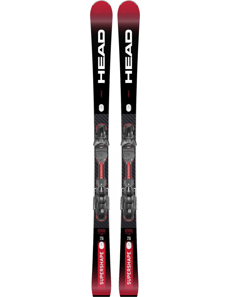 Горные лыжи HEAD Supershape e-Rally black red 170 + PRD 12 GW 2200000045591 Горные лыжи в Уфе HEAD 91 190 ₽