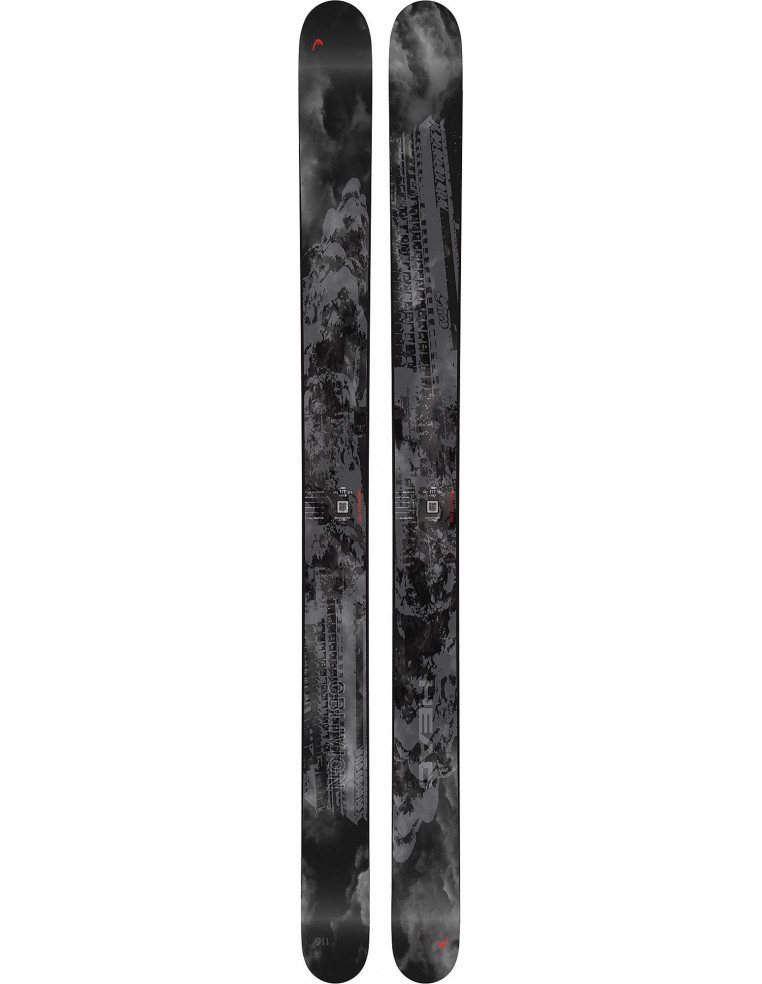 Горные лыжи HEAD Oblivion 116 black red 189 2200000043870 Горные лыжи в Уфе HEAD 59 900 ₽