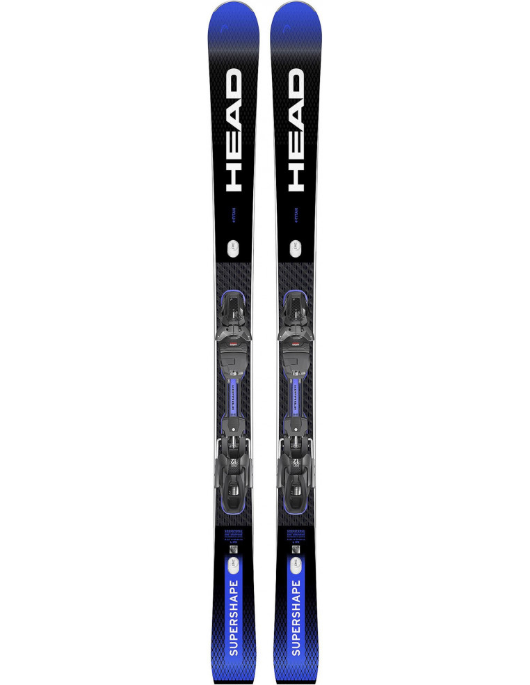 Горные лыжи HEAD Supershape e-Titan SW BBPR black blue 170   PRD 12 GW 2200000044259 Горные лыжи в Уфе HEAD 91 190 ₽