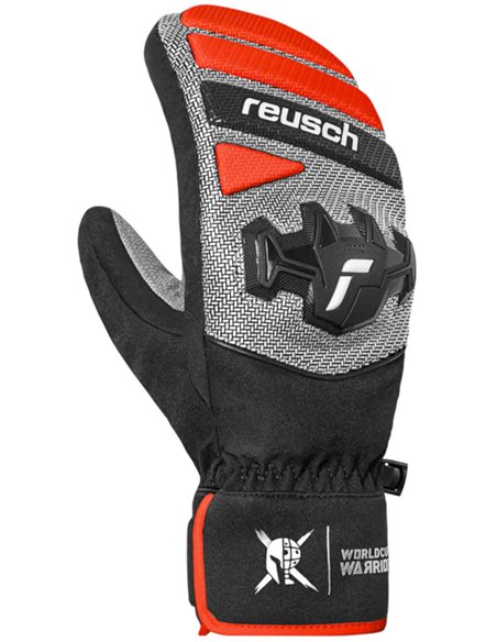 Варежки REUSCH Worldcup Warrior R-Tex XT Mitten Black/Silver/Fluo Red P:8 4060485589915 Варежки Reusch 14 590 ₽