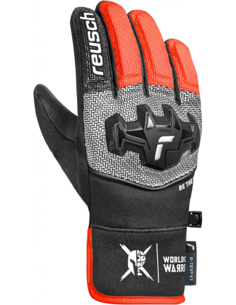 Перчатки REUSCH Worldcup Warrior R-Tex XT Junior Black/Silver/Fluo Red P:7 4060485590515 Перчатки Reusch 13 490 ₽