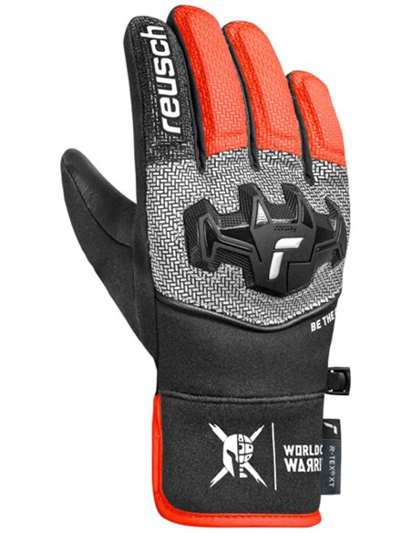 Перчатки REUSCH Worldcup Warrior R-Tex XT Junior Black/Silver/Fluo Red P:7 4060485590515 Перчатки Reusch 13 490 ₽