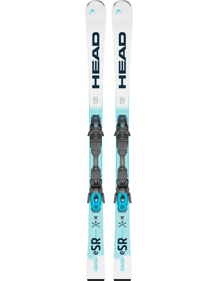 Горные лыжи HEAD e.SR Rebels LYT-PR white-speed blue 163 + PR 11 GW 2200000051677 Горные лыжи в Уфе HEAD 75 690 ₽
