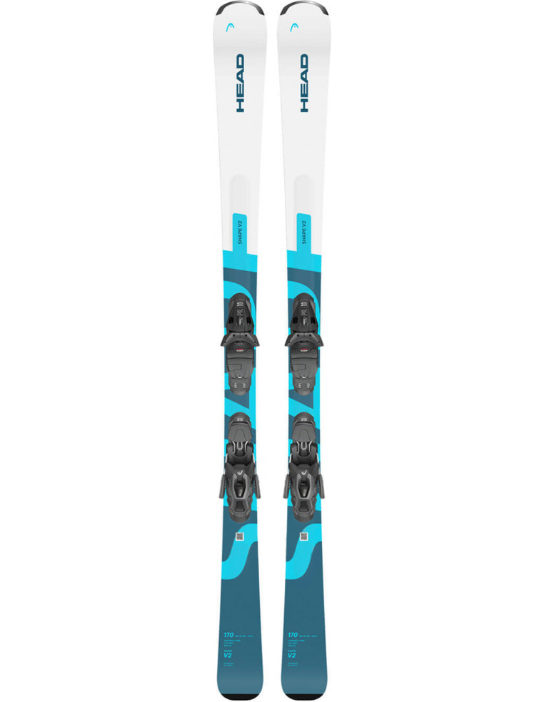 Горные лыжи HEAD Shape V2 LYT-PR speed blue-white 163 + PR 10 GW 2200000051783 Горные лыжи в Уфе HEAD 42 990 ₽