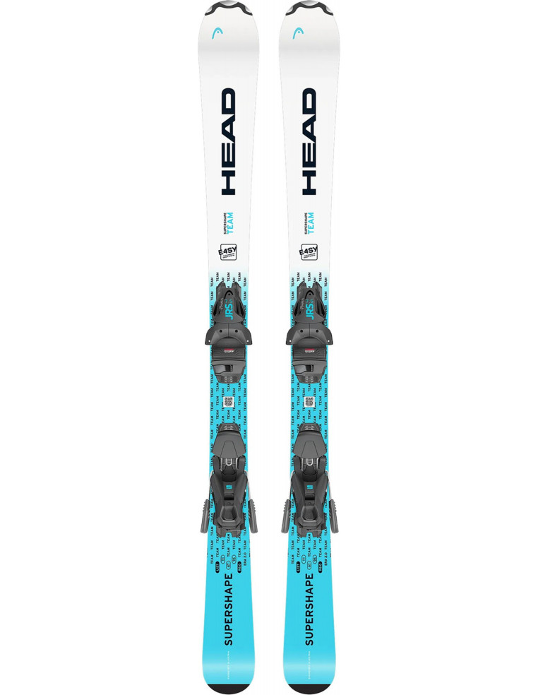 Горные лыжи HEAD Supershape Team Easy JRS white-speedblue 157 + 7.5 GW 2200000052001 Горные лыжи в Уфе HEAD 26 390 ₽