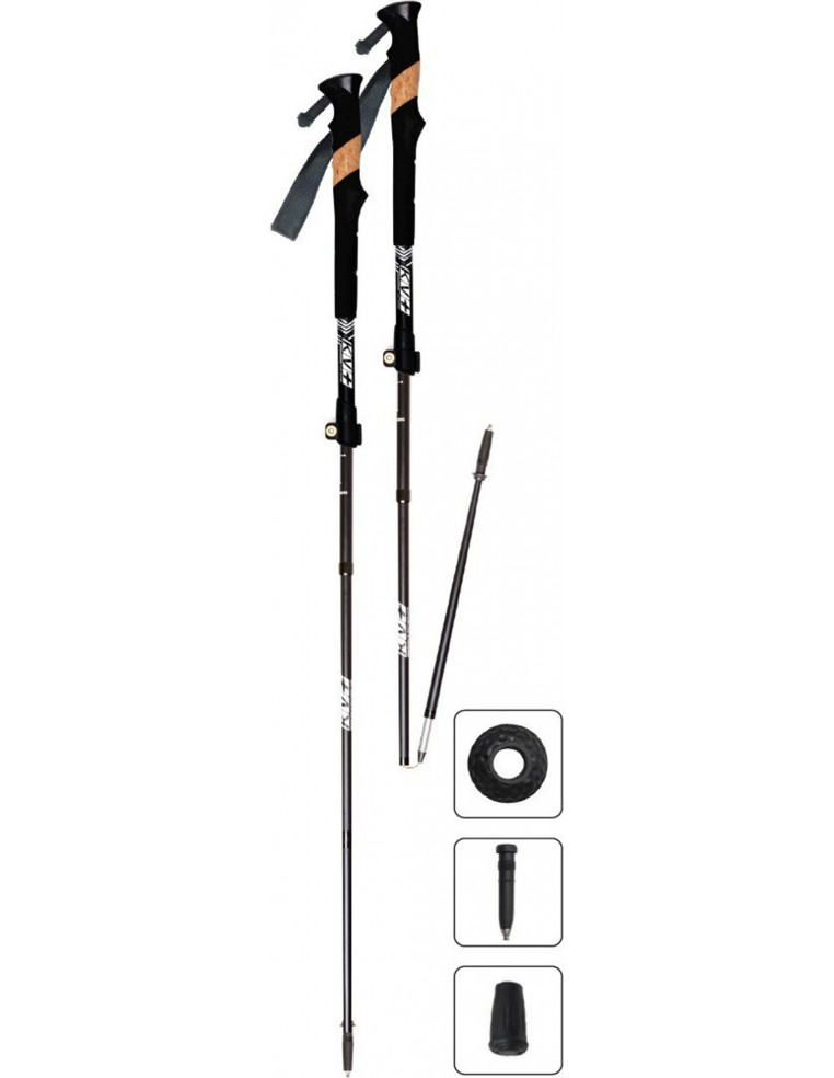 Палки горнолыжные KV+ Furka 4 section telescope pole 135 7640182461102 Горнолыжные палки KV+ 7 950 ₽
