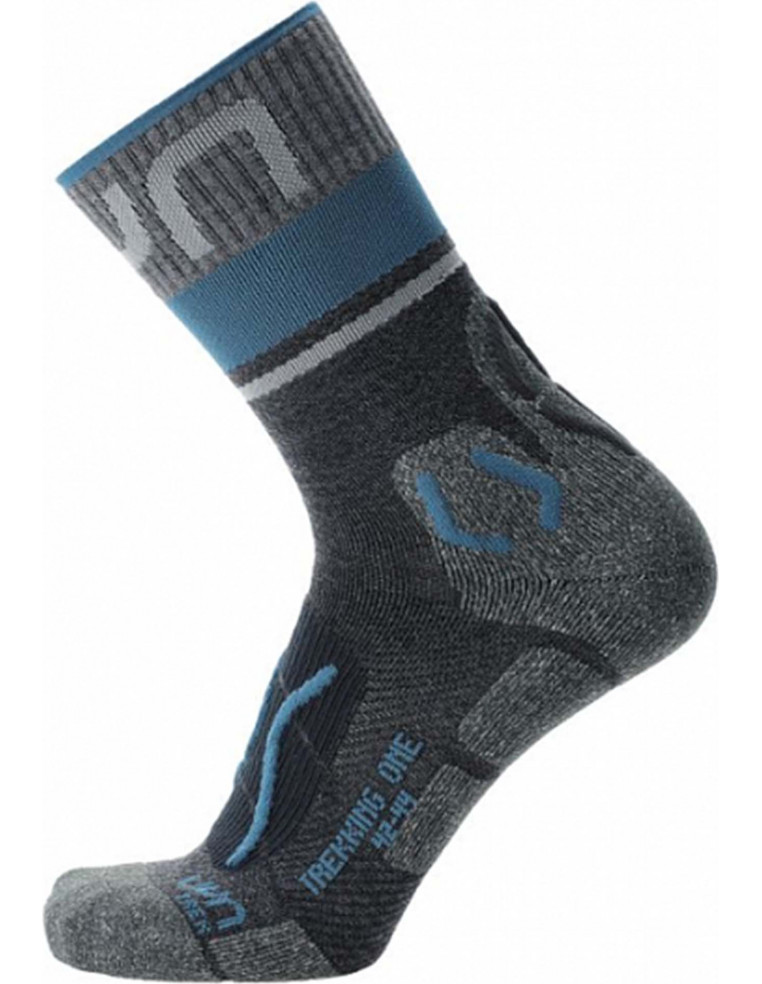 Носки UYN MAN TREKKING ONE MERINO G177 Grey/Blue Р:45-47 8054216647025 Носки UYN 3 590 ₽