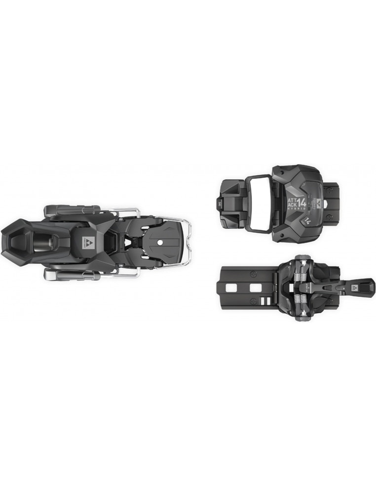 Крепление FISCHER ATTACK HYBRID 14 MN/PT W/O BRAKE [O] SOLID BLACK/ANTHRACITE T60825 9002973206961 Крепления FISCHER 55 990 ₽