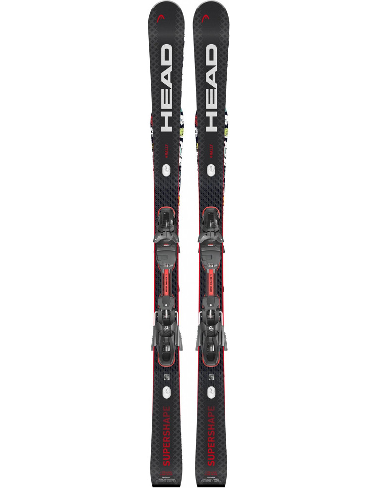 Горные лыжи HEAD Supershape e-Rally SW BB-PR black red 177 + креп. PRD 12 GW 2200000052100 Горные лыжи в Уфе HEAD 96 890 ₽