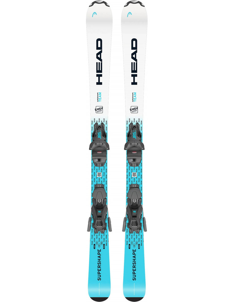Горные лыжи HEAD Supershape Team Easy JRS white-speedblue 127 + 7.5 GW 2200000052131 Горные лыжи в Уфе HEAD 26 390 ₽