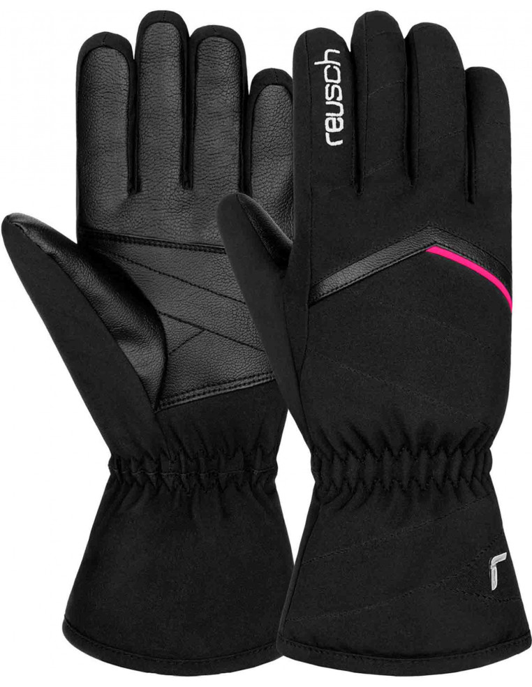 Перчатки REUSCH WS Marisa Black/White/Pink Glo P:7.5 4060485507438 Перчатки Reusch 3 990 ₽