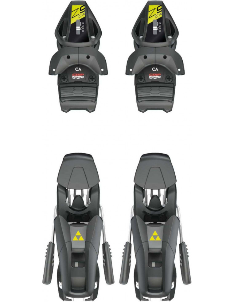Крепление FISCHER RC4 Z9 GW AC BRAKE 80 [J] SOLID BLACK/YELLOW 9002973206978 Крепления FISCHER 12 100 ₽