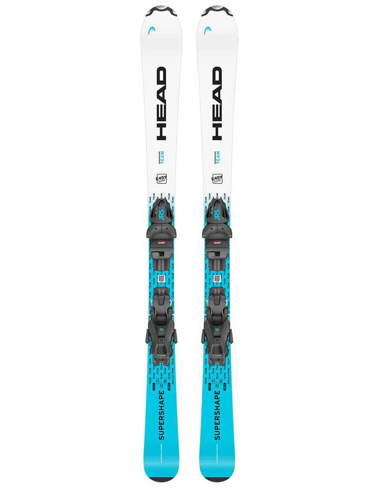 Лыжи HEAD Supershape Team Easy JRS white-speedblue 107 + 4.5 GW 2200000053503 Горные лыжи в Уфе HEAD 25 490 ₽