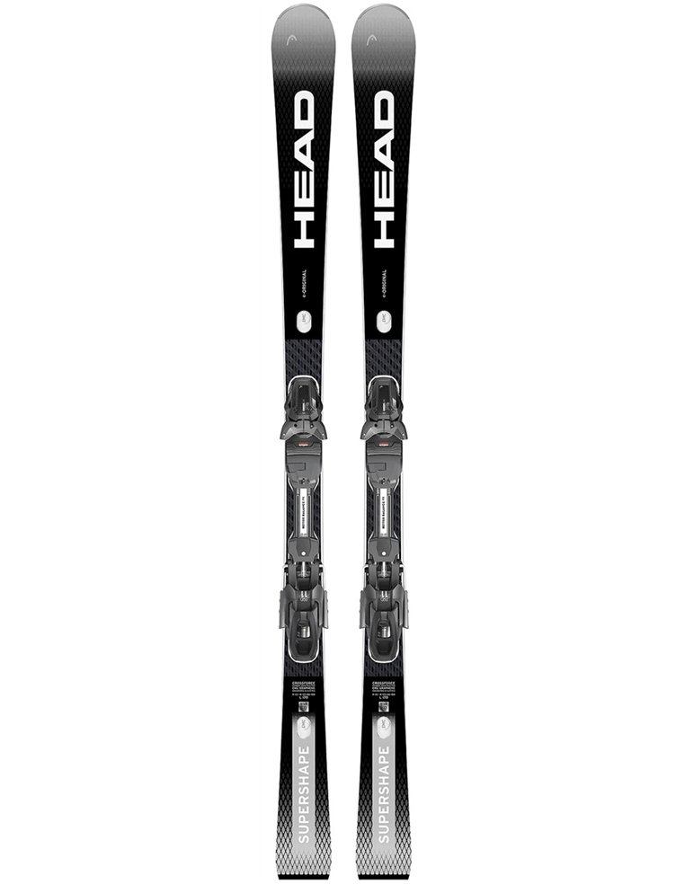 Горные лыжи HEAD Supershape e-Original SW BBPR black silver 149 + PR 11 GW 2200000054418 Горные лыжи в Уфе HEAD 85 490 ₽