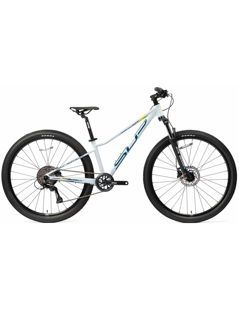 27.5" Superior Racer XC 27 DB 27.5x13.0"(XS) Gloss White/Petrol Blue/Neon Yellow 4640371116434 Горные велосипеды Superior 45 800 ₽