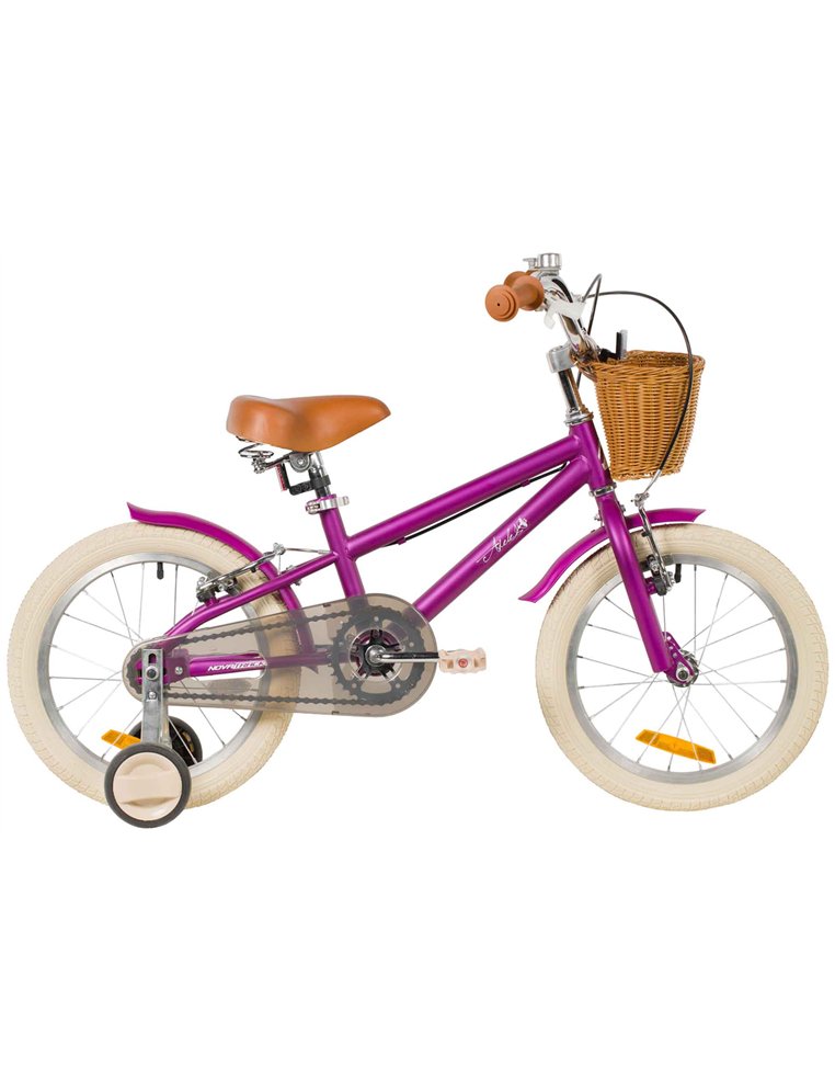 Велосипед 16" NOVATRACK ADELE Пурпурный 2200000055606 Детские велосипеды Novatrack 10 690 ₽