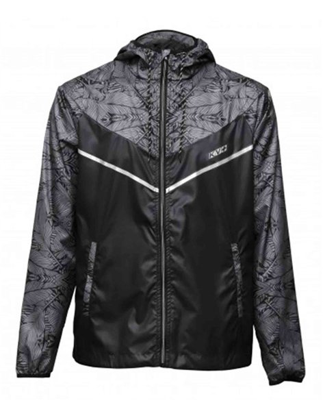 Ветровка муж. KV+ BREEZE windproof Jacket man black grey Р:L