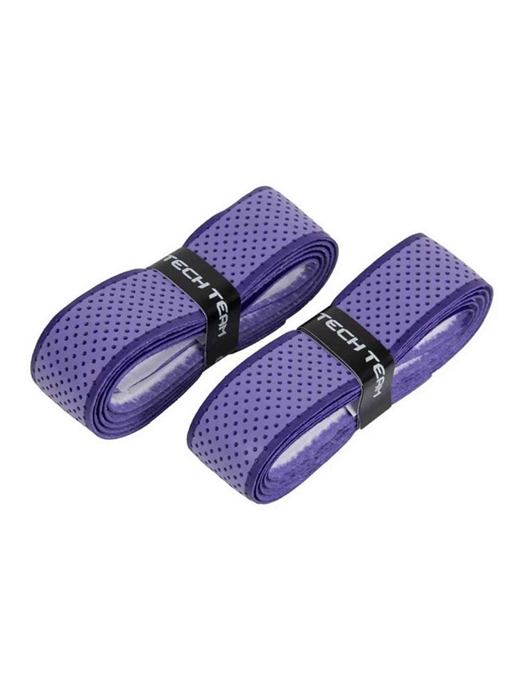 Намотки TECH TEAM на руль 2 шт. purple перфорированная 2042140299195 Грипсы TECH TEAM 590 ₽
