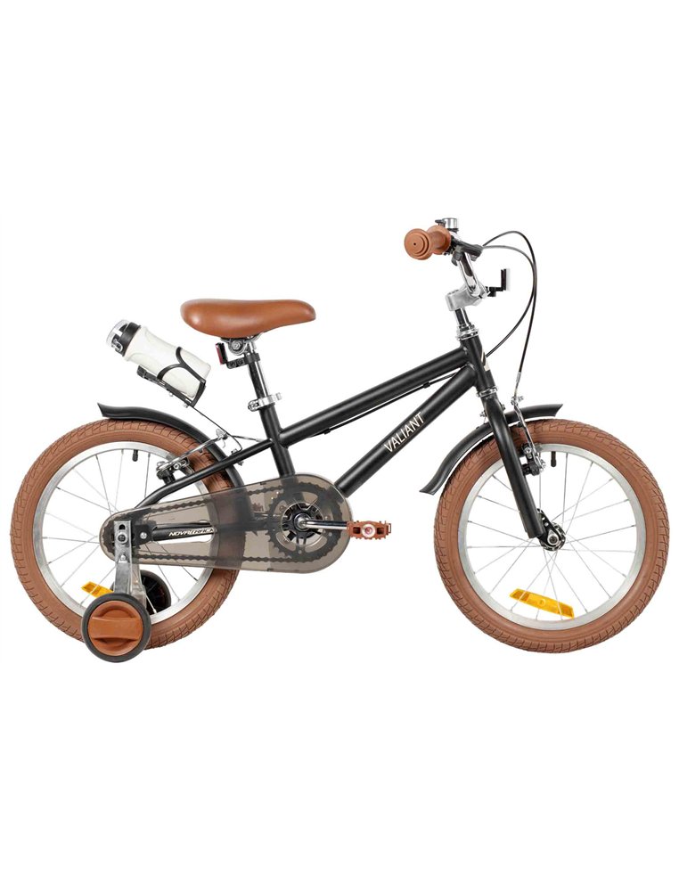 Велосипед 14" NOVATRACK VALIANT Чёрный 2200000056337 Детские велосипеды Novatrack 10 390 ₽