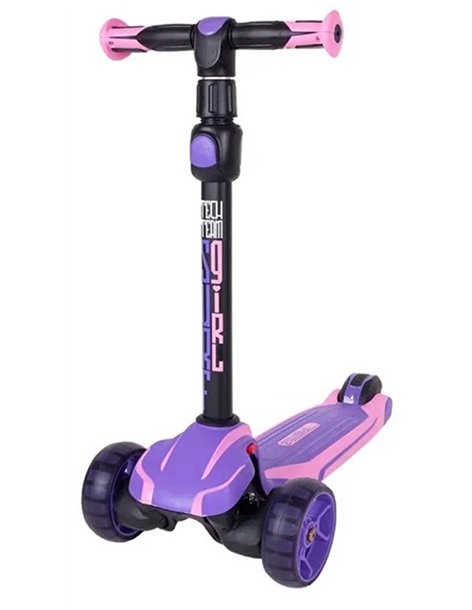 Самокат TECH TEAM Surf girl pink purple