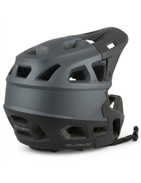 Шлем велосипедный TECH TEAM FullFace 2.0 Graphite L 59-61 4620065579912 Велошлемы TECH TEAM 7 690 ₽