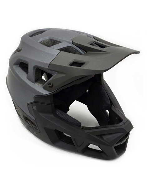 Шлем велосипедный TECH TEAM FullFace 2.0 Graphite M 55-58