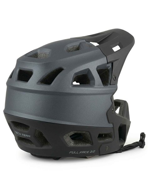 Шлем велосипедный TECH TEAM FullFace 2.0 Graphite M 55-58 2