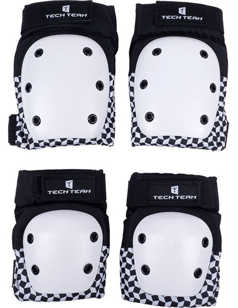 Защита TECH TEAM ARMOR BASIC M2 колени+локти white S 179451 2037502179451 Защита TECH TEAM 2 190 ₽