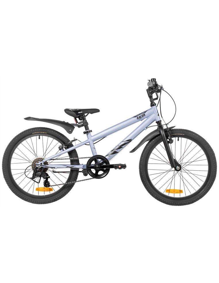 Велосипед 20" NOVATRACK RACER, 6 скор. Сталь Серый 4660120066247 Детские велосипеды Novatrack 14 900 ₽