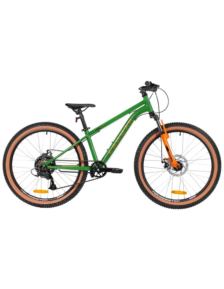 Велосипед 24" FOXX CAIMAN JR 12" 7 скор. Зеленый 4630413308965 Детские велосипеды Foxx 18 900 ₽