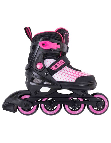 Роликовые коньки TECH TEAM Vision pink Р:34-37