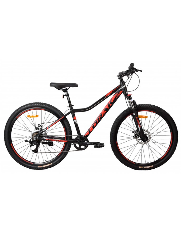 Велосипед 27.5" LORAK Race 15" 7 скор. Matt Black/Red 2200000056924 Горные велосипеды LORAK 24 900 ₽