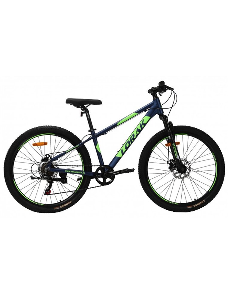 Велосипед 26" LORAK Shark 26 Black 13.5" 7 скор. Matt Blue/Green 2200000056955 Детские велосипеды LORAK 25 900 ₽
