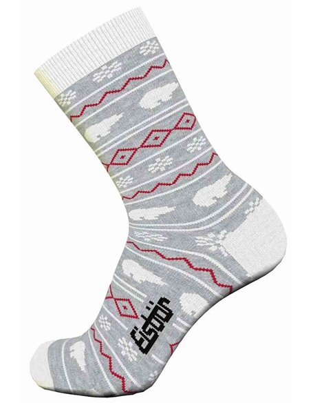 Носки EISBAR LIFESTYLE JACQUARD ADULT GIFT BOX 2 pairs greymel/red + ltgrey/white Р:35-38 8025601128368 Термоноски EISBAR 2 990 ₽