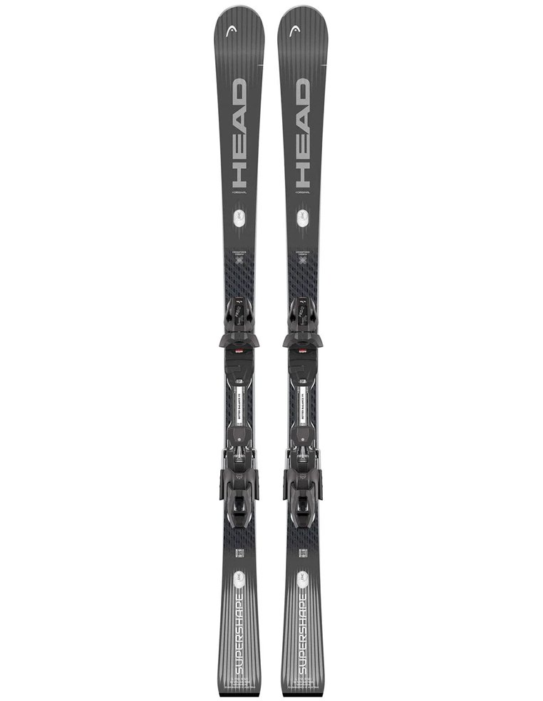 Горные лыжи HEAD Supershape e-Original SW BBPR black silver 156 + PRD 12 GW 2200000058324 Горные лыжи в Уфе HEAD 119 590 ₽