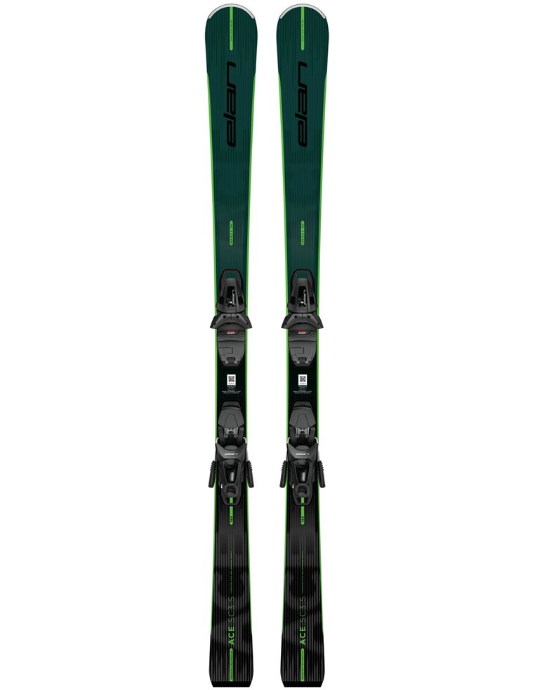 Горные лыжи ELAN ACE SC 3 S Black Green 168 + SX EL 10 GW 9333726193475 Горные лыжи в Уфе Elan 51 900 ₽