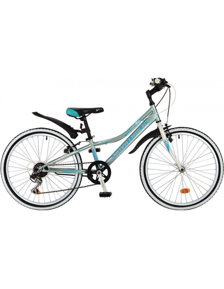 Велосипед 24" NOVATRACK ALICE 10" 6 скор. Голубой 2200000001405 Детские велосипеды Novatrack 10 090 ₽
