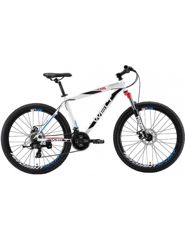 Велосипед 26" WELT Ridge 1.0D 16" matt white/black/red 2018 9333725308993 Горные велосипеды WELT 18 990 ₽
