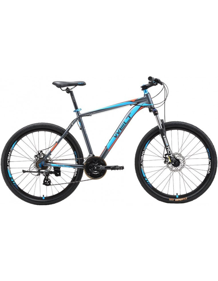 Велосипед 26" WELT Ridge 2.0D 18" matt grey/orange/blue 2018 9333725308443 Горные велосипеды WELT 24 690 ₽