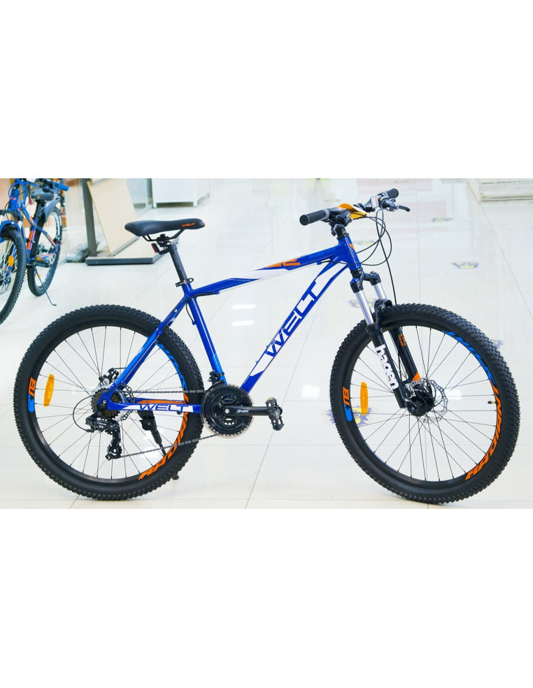 Велосипед 26" WELT Ridge 1.0D 16" matt darkblue/orange 2018 9333725308511 Горные велосипеды WELT 18 990 ₽