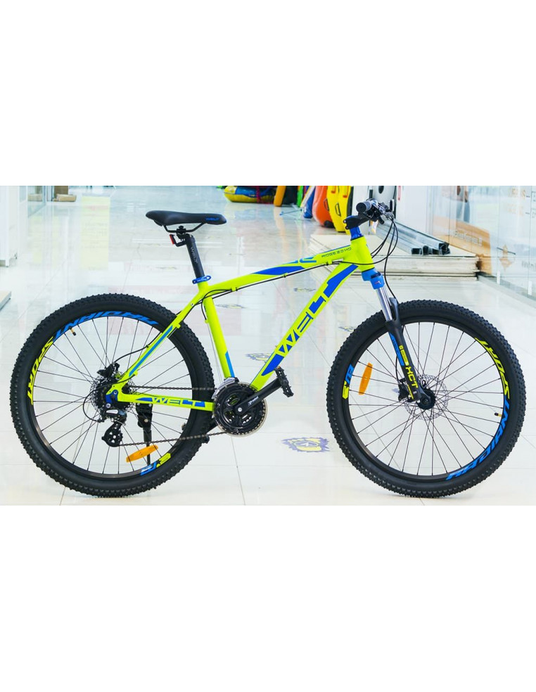 Велосипед 26" WELT Ridge 2.0HD 16" matt acid green/blue 2018 9333725308801 Горные велосипеды WELT 26 590 ₽
